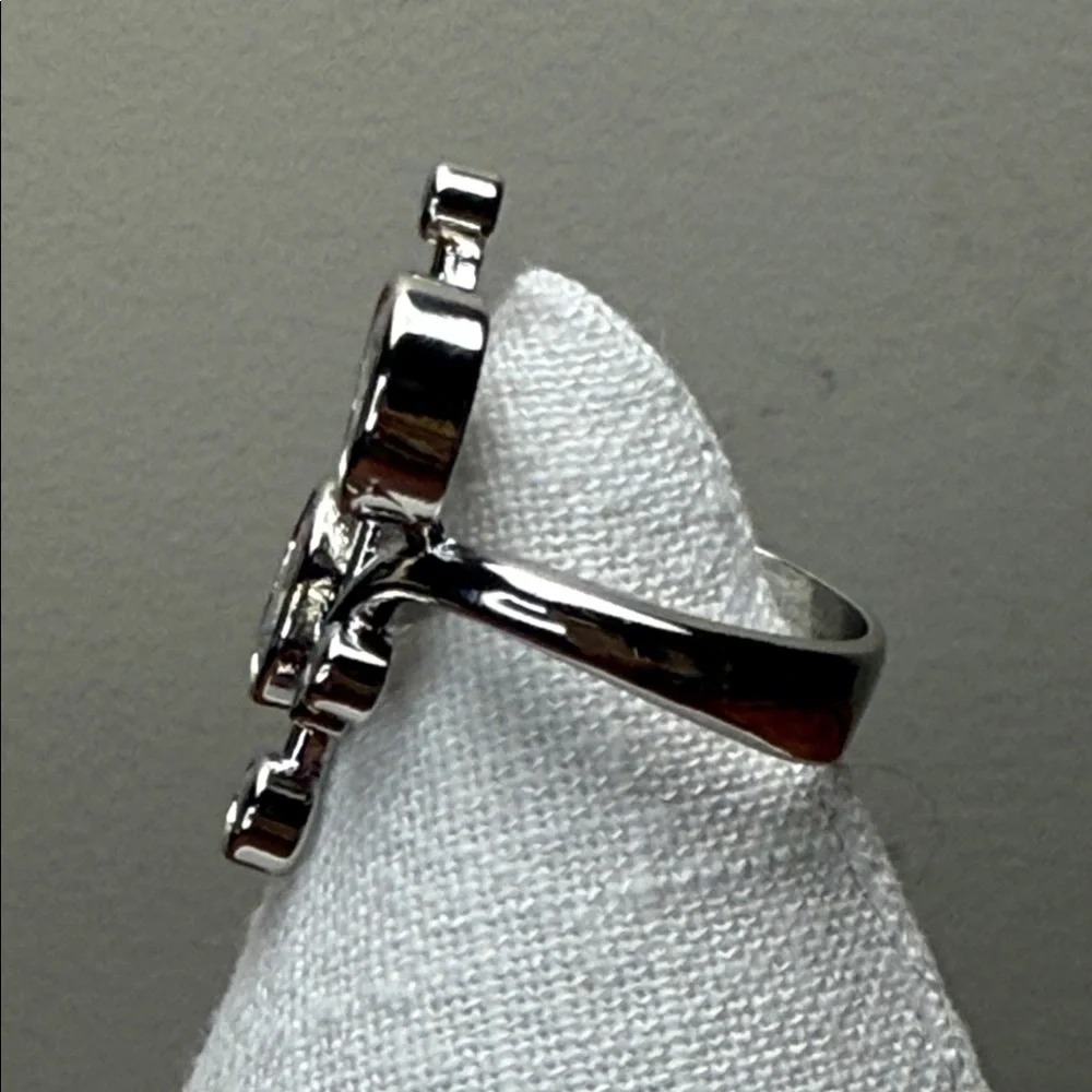 Sterling Silver Modern Sculpture Ring